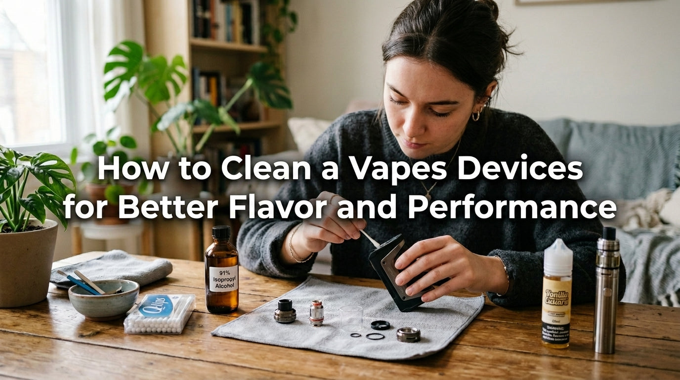 How to Clean Vapes Devices for Better Flavor & Performance PK