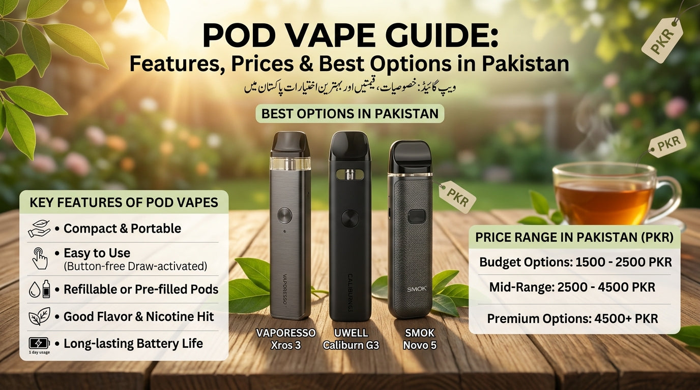 Pod Vape Guide – Features, Prices & Best Options in Pakistan