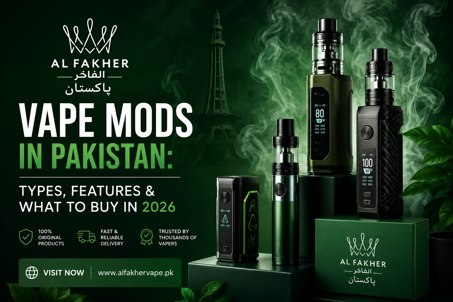 Vape Mods in Pakistan: Types, Features & What to Buy in 2026