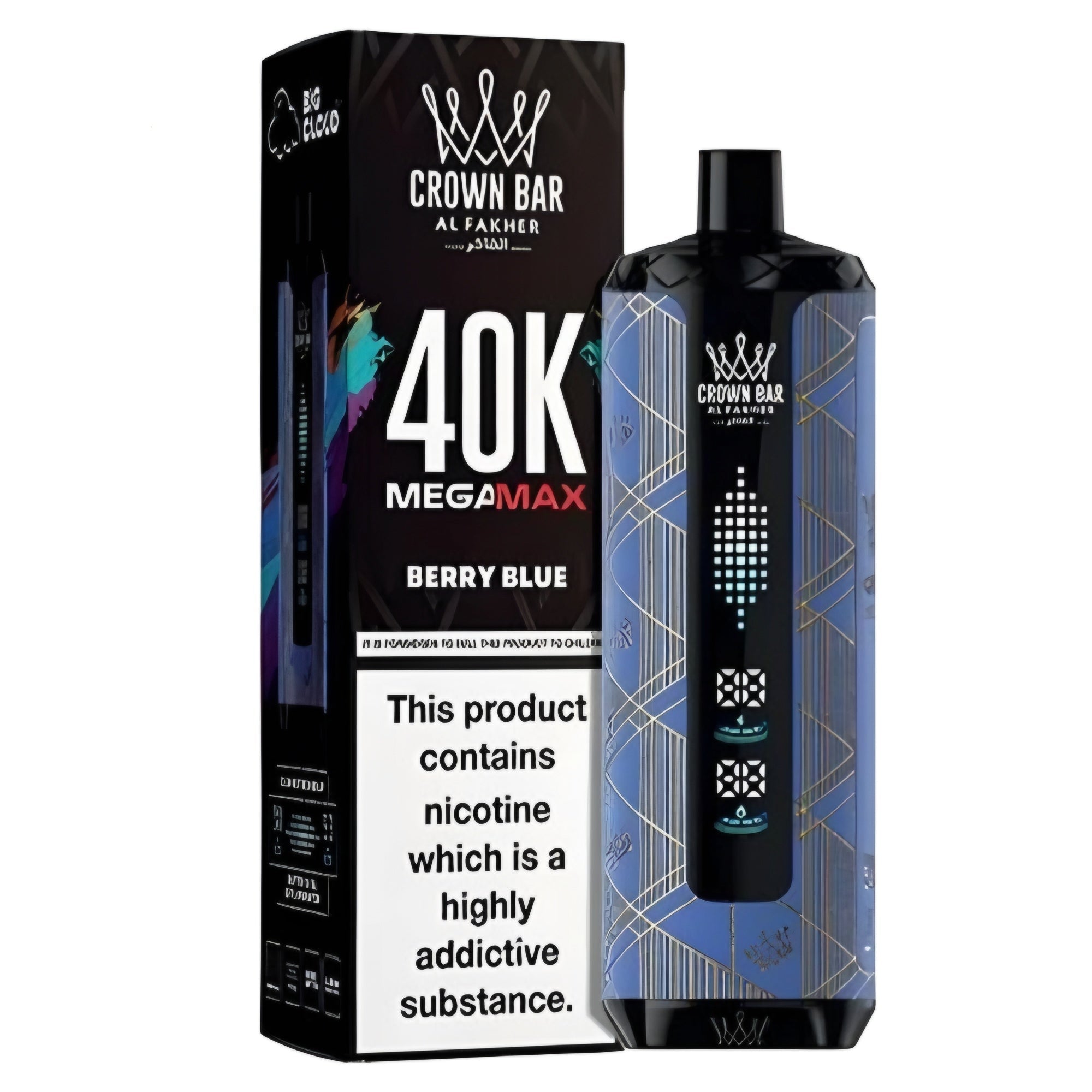 al fakher crown bar disposable Al Fakher BERRY BLUE