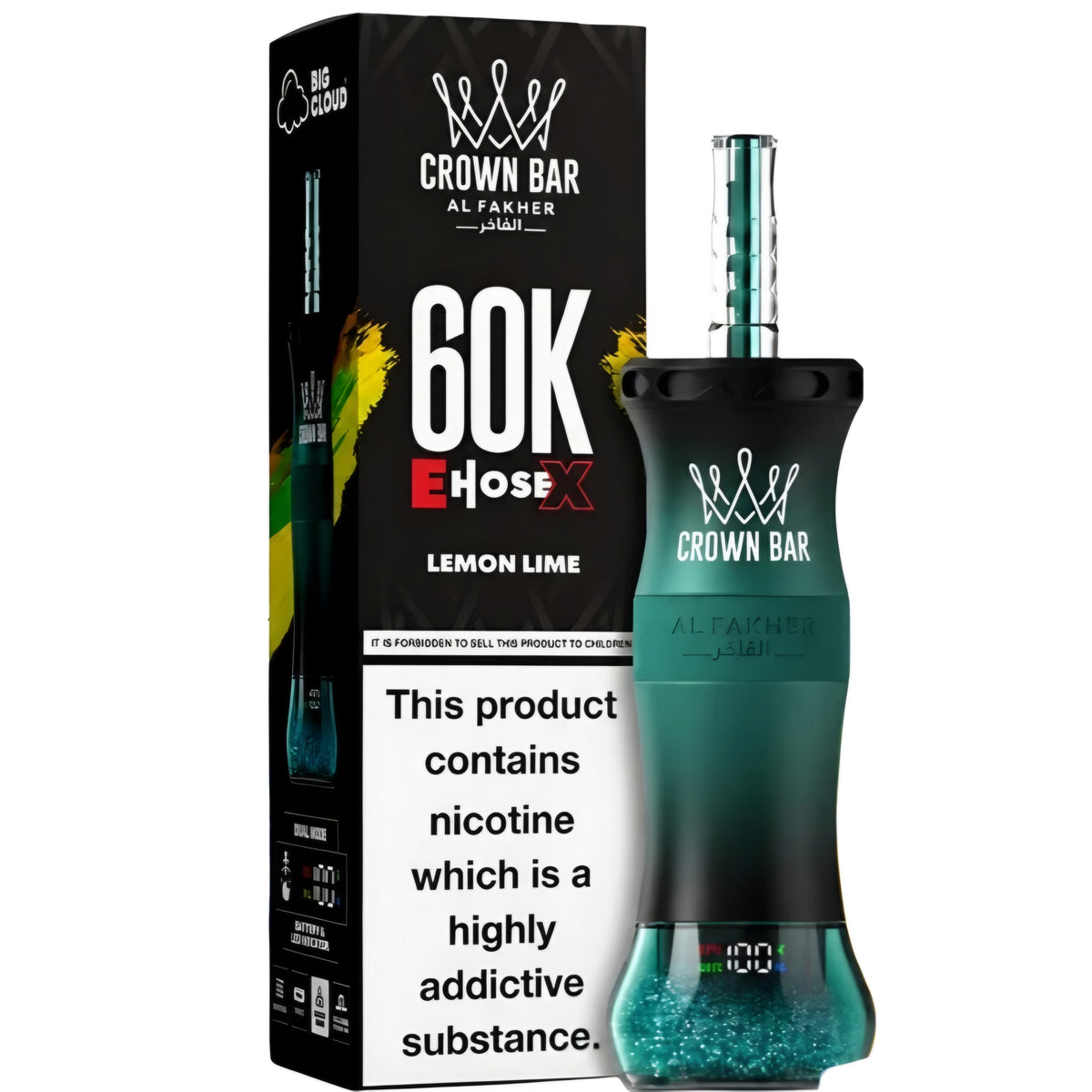 LEMON LIME - AL FAKHER EHOSE X 60K PUFFS DISPOSABLE