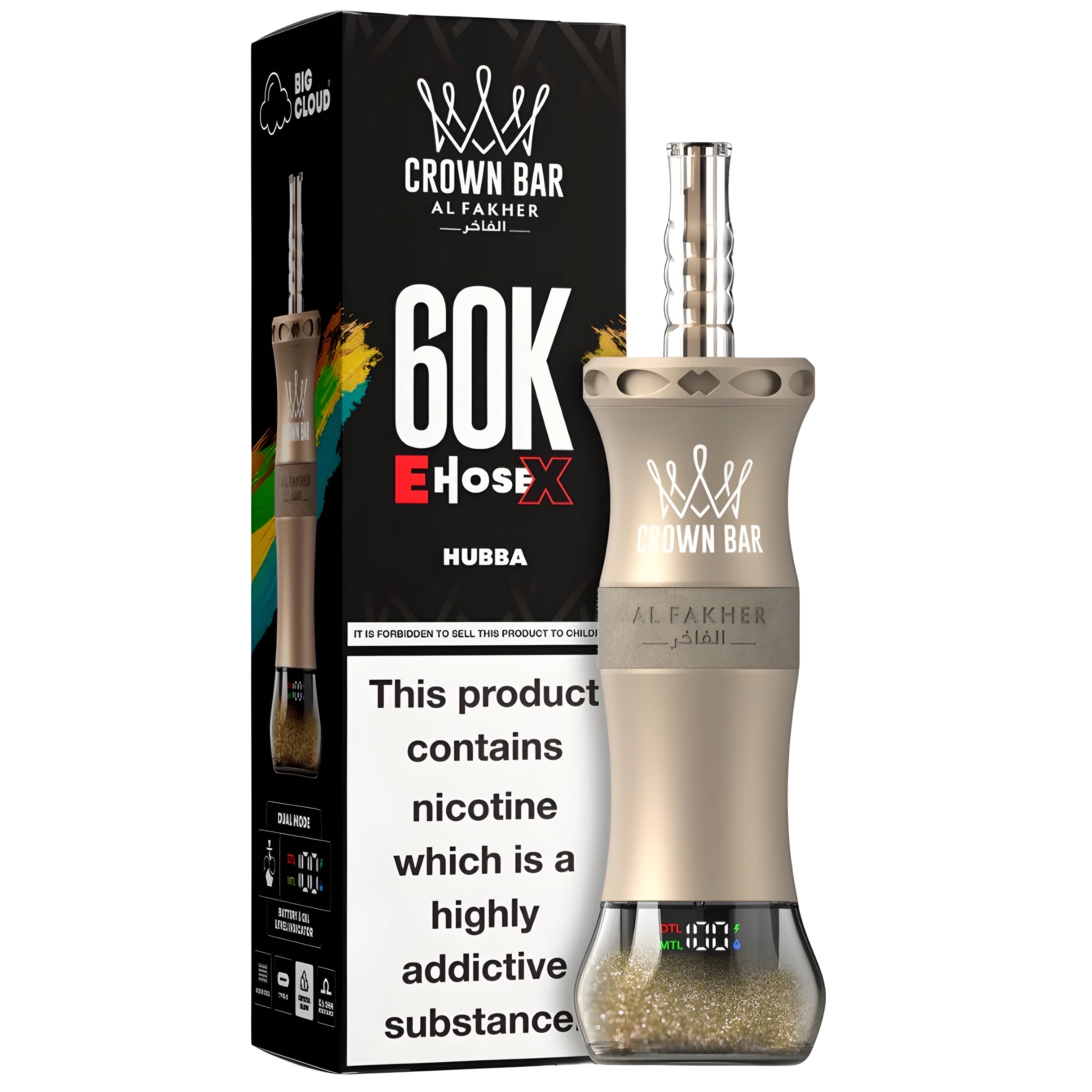 al fakher ehose 60k disposable, Al Fakher HUBBA 6MG