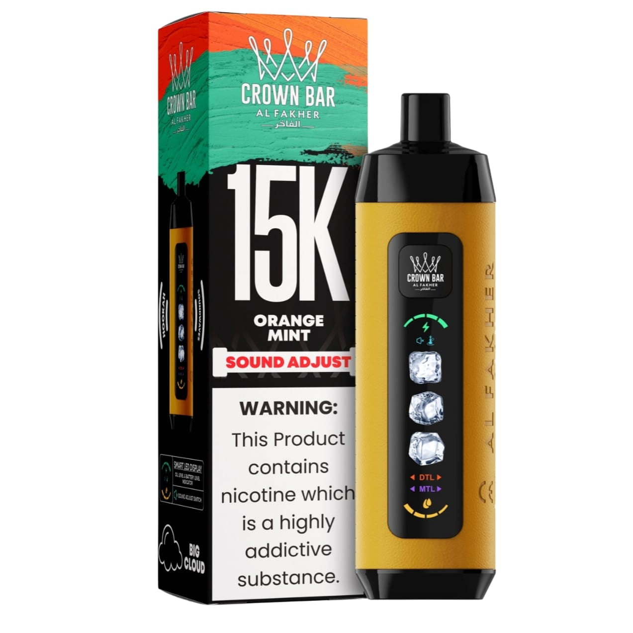 al fakher ice control disposable