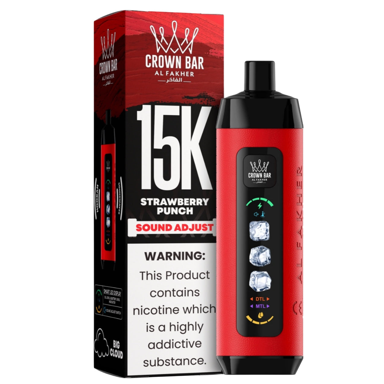 al fakher ice control crown bar hypermax al fakher strawberry punch vape