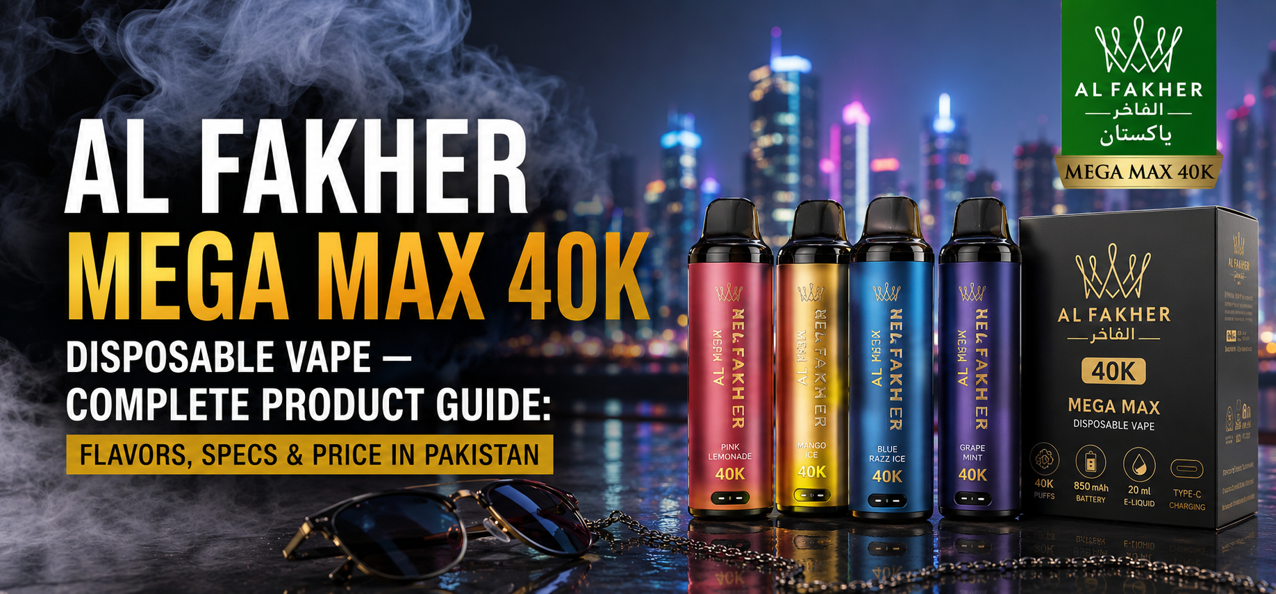 Al Fakher Mega Max 40K
