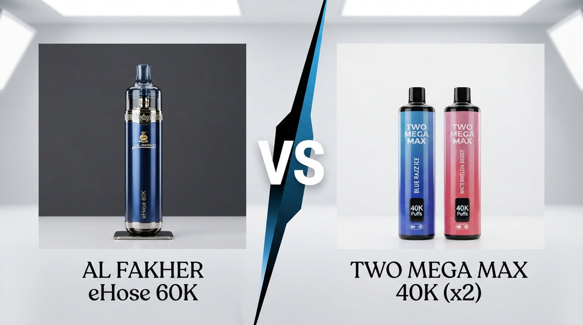 Al Fakher eHose 60K vs Two Mega Max 40Ks – Which Gives More Value?