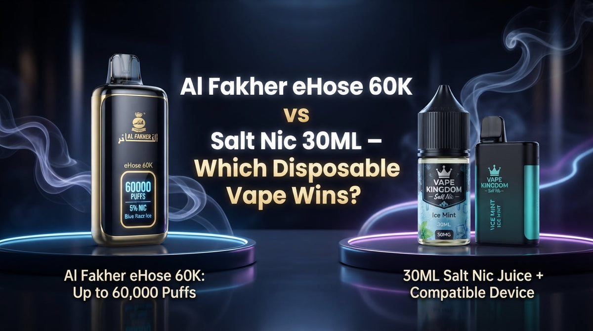 disposable vape Al Fakher Ultra 25K vs Hyper Max 15K