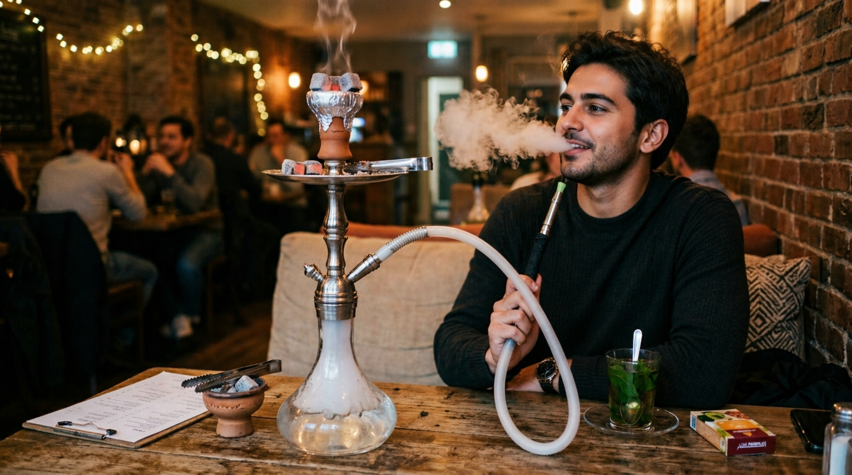 Shisha Smoke in Pakistan