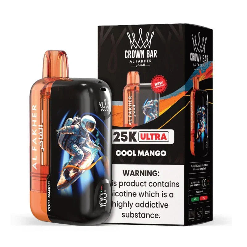 AL FAKHER CROWN BAR ULTRA 25K DISPOSABLE 50MG