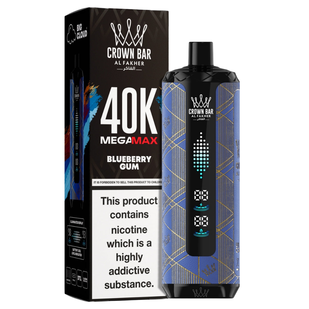 Al Fakher Blueberry Gum disposable vape