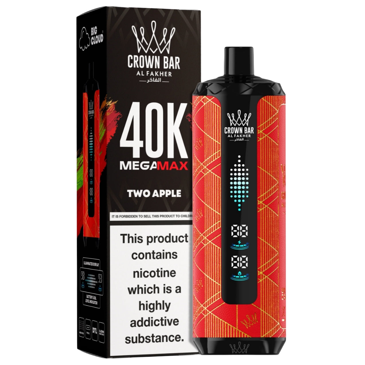 Al Fakher Two Apple disposable vape