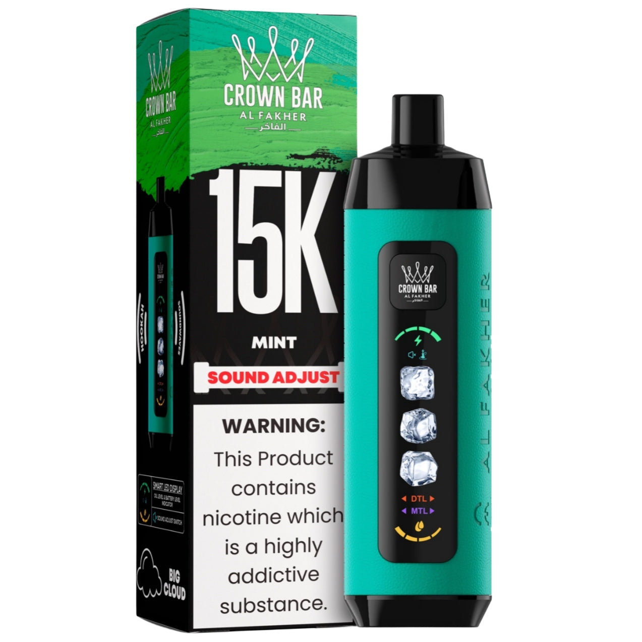 al fakher ice control crown bar hypermax