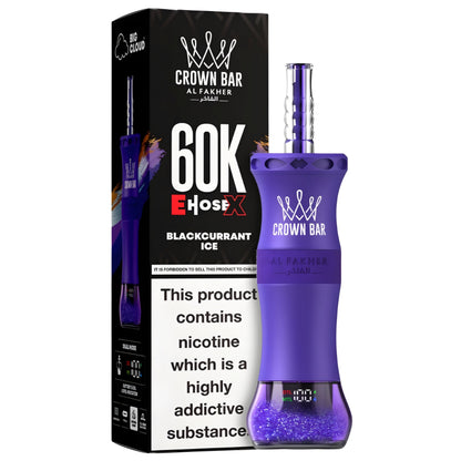al fakher ehose 60k disposable , Al Fakher Blackcurrant Ice disposable vape