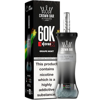 al fakher ehose 60k disposable , Al Fakher GRAPE Mint 6mg Disposable Vape in pakistan