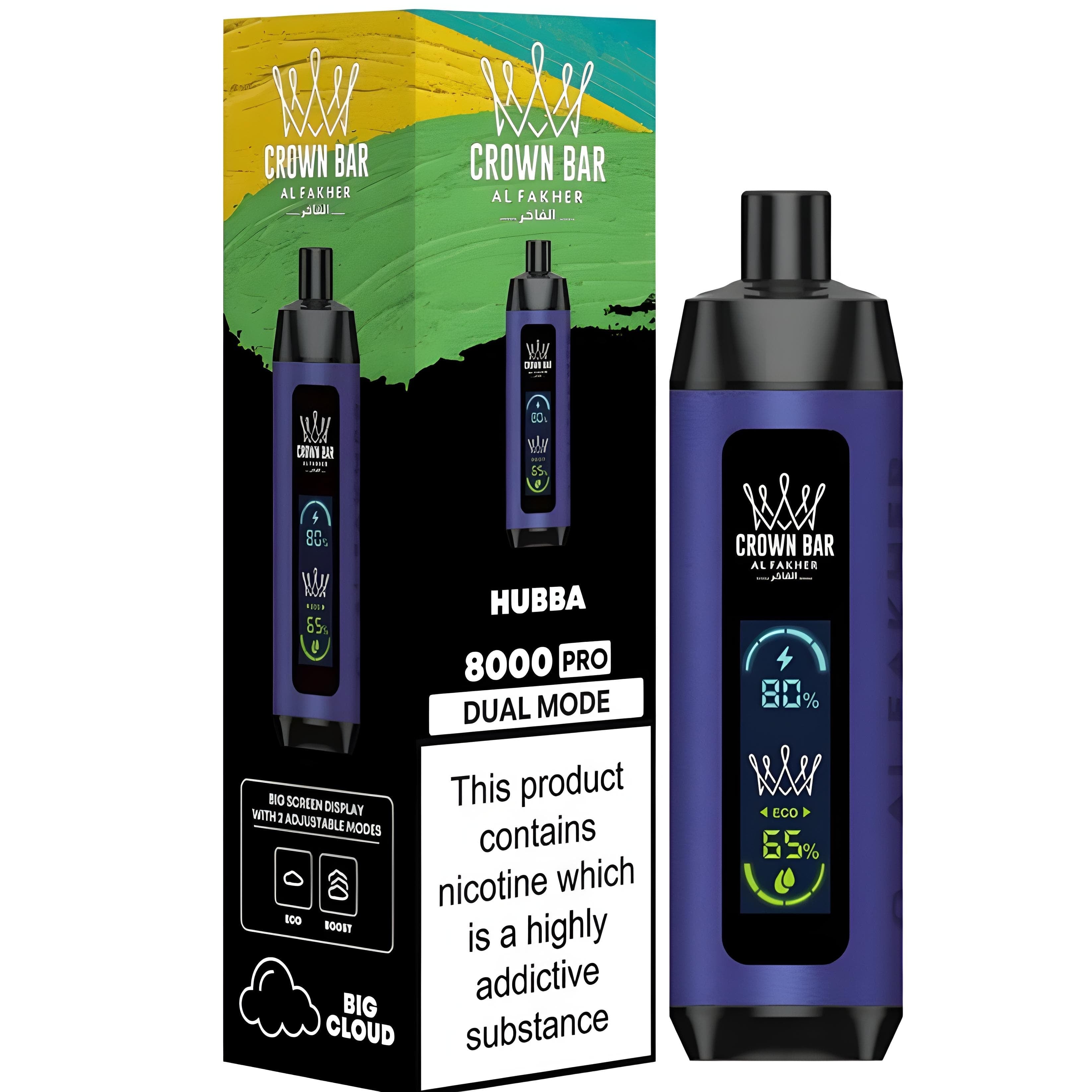 al fakher crown bar disposable