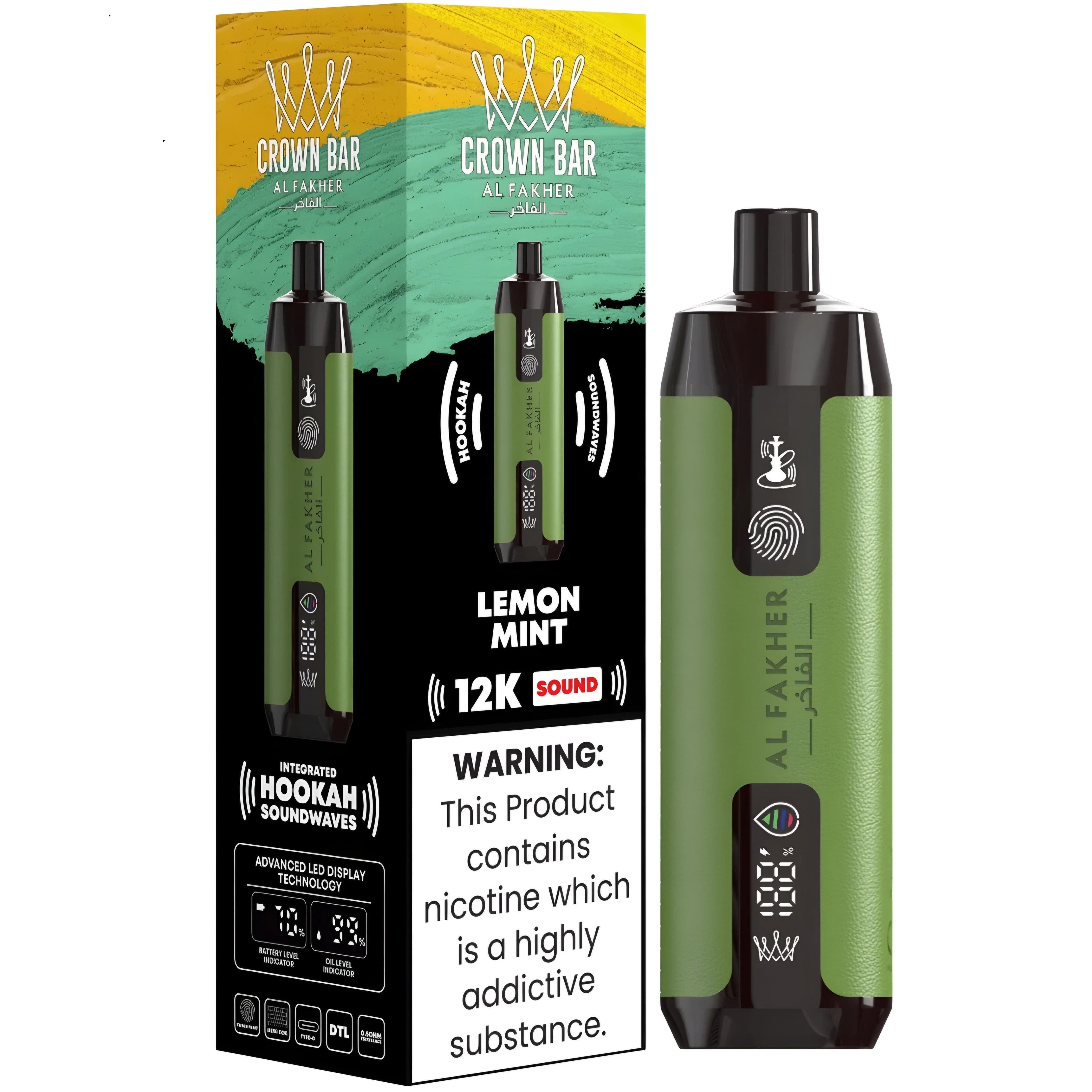 al fakher crown bar 12k disposable price in pakistan