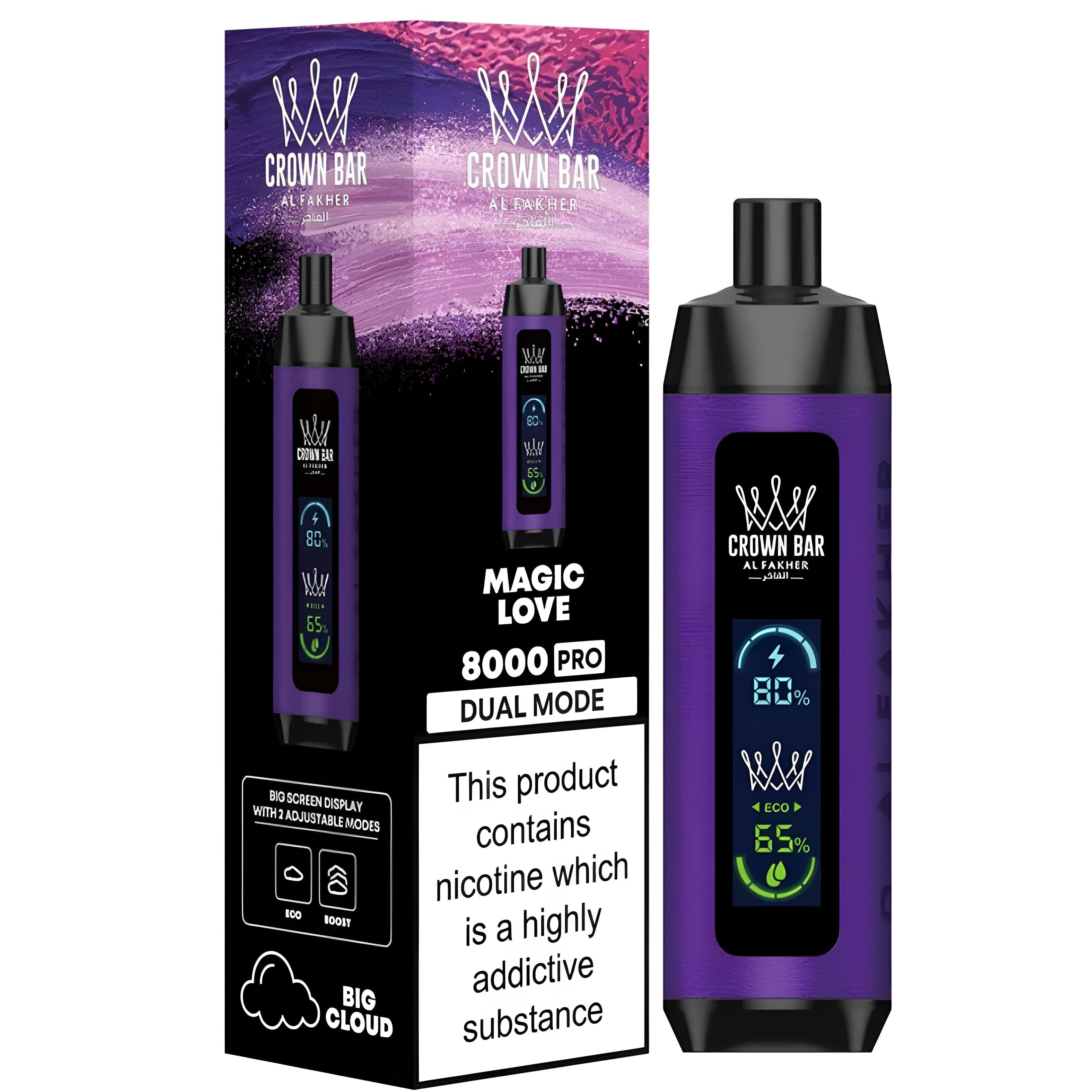 al fakher crown bar disposable