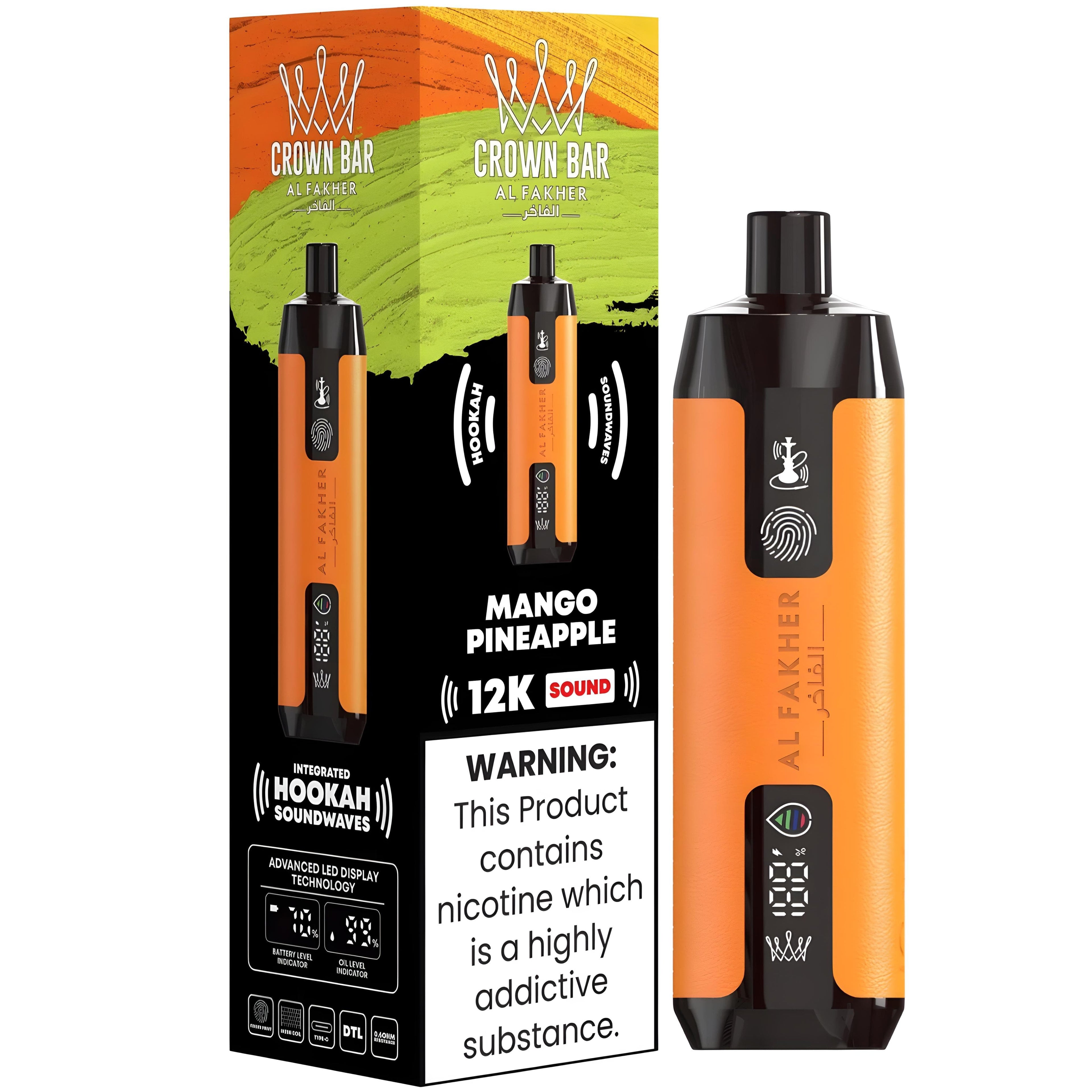 al fakher crown bar 12k disposable price in pakistan