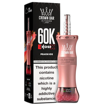 al fakher ehose 60k disposable , al fakher PEACH ICE disposable vape in Pakistan 