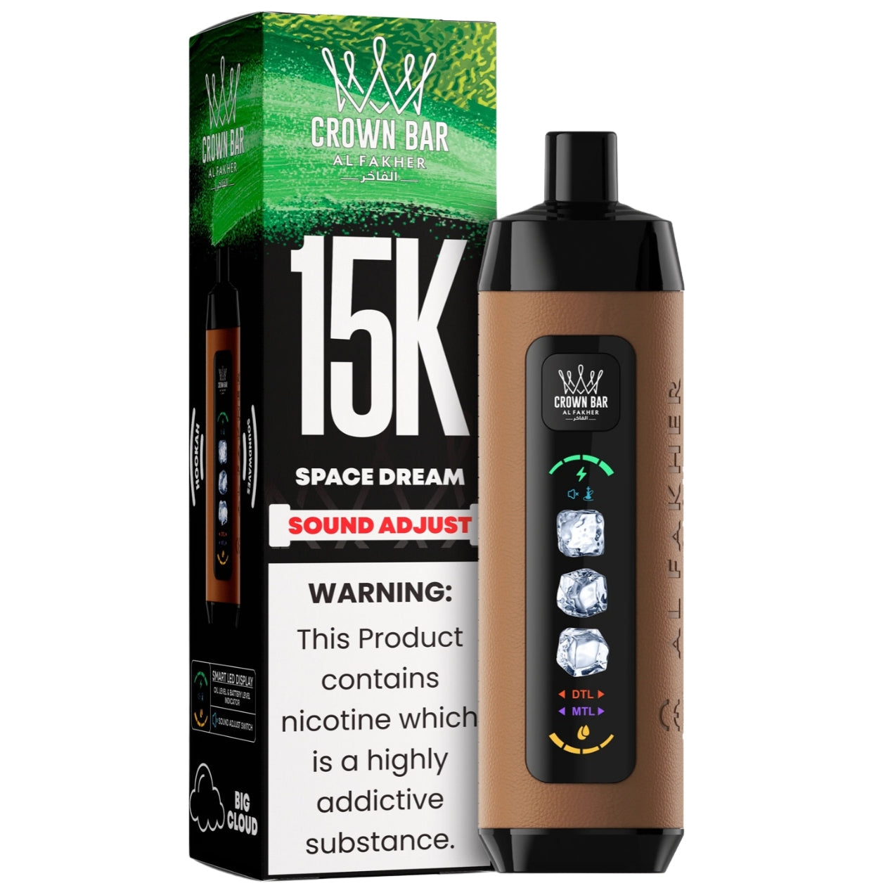 al fakher ice control crown bar hypermax