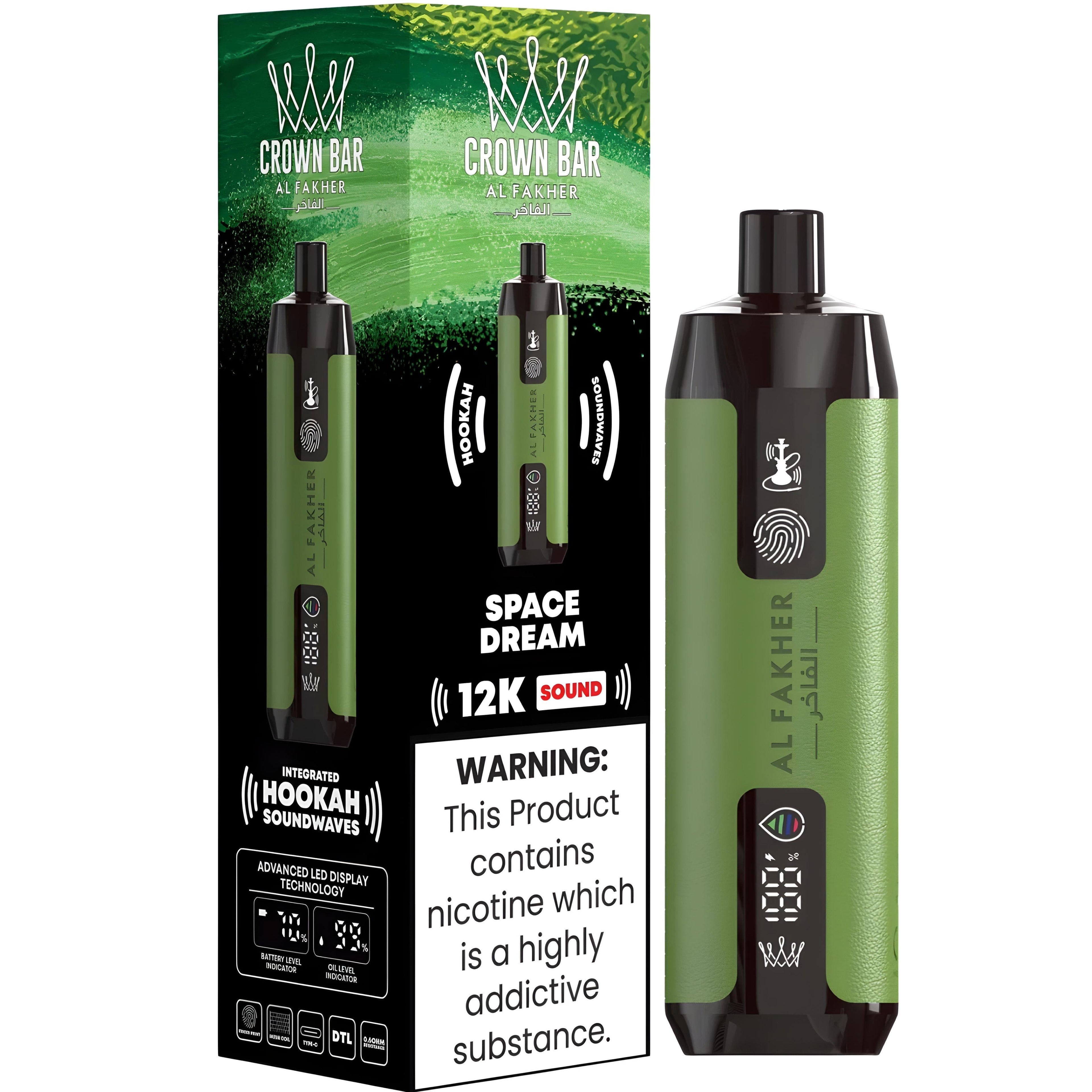 al fakher crown bar 12k disposable price in pakistan