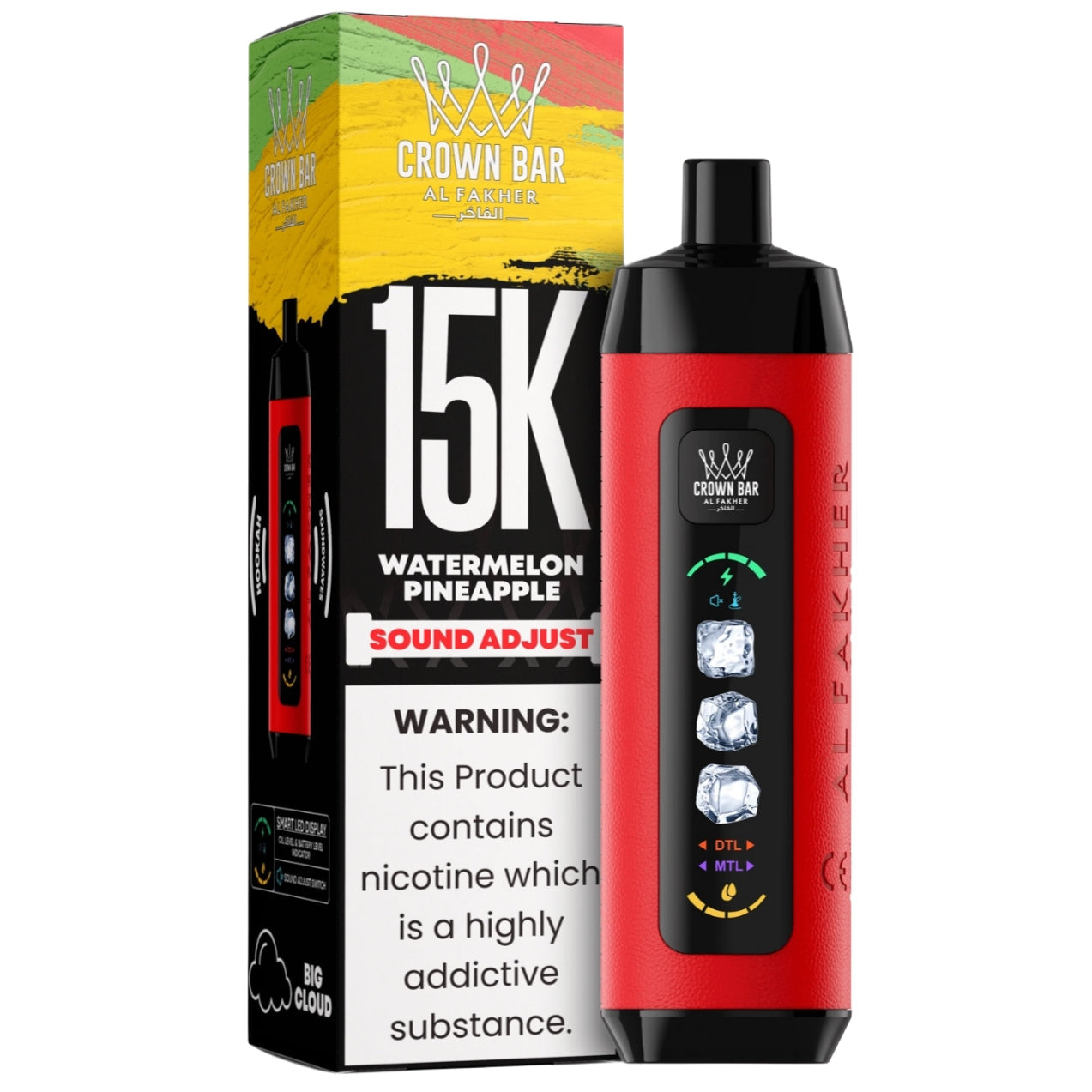 al fakher ice control crown bar hypermax